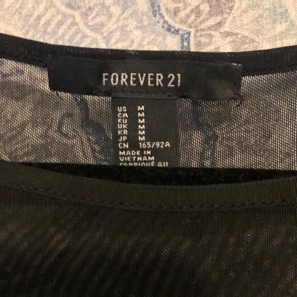 NWOT electric blue dress with black mesh - Picture 3 of 7